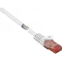 Renkforce RF-5043882 CAT 6 U/UTP patchkabel, RJ45, 3 m, wit, halogeenvrij, rastnasenschutz