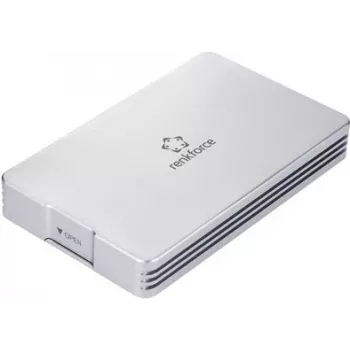 Renkforce RF-5587612 USB4 M.2 NVMe SSD-behuizing, gereedschapsloos, aluminium, zwart