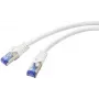 Renkforce RF-5771524 Cat6a S/FTP netwerkkabel, 2 m, Wit