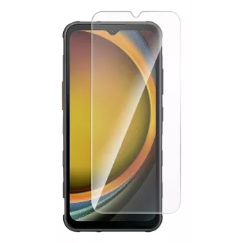 Renkforce RF-6178378 displayschermfolie van gehard glas voor Samsung Galaxy XCover 7 – 9H-hardheid, anti-vingerafdruk, krasvast, bubbelvrije installatie