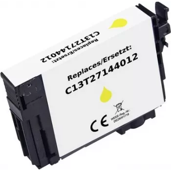 Renkforce RF-6922904 compatibele gele inktcartridge met hoge capaciteit voor Epson 27XL (T2714, C13T27144012)