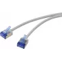 Renkforce RF-7116932 Cat6a U/FTP slim netwerk-patchkabel, 5 m, grijs