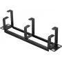 Renkforce RF-7116956 10 inch netwerkkast kabelmanagementpaneel 1U zwart