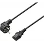 Renkforce RF-7176932 3m netkabel CEE 7/7 naar IEC C13, 10A 250V, zwart