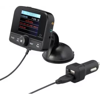 Renkforce RF-CRDAB-100 DAB+ autoradio-adapter met Bluetooth en zuignaphouder RF-6721070