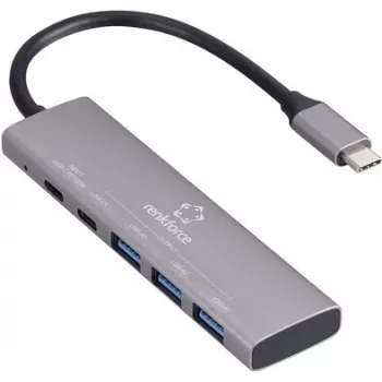 Renkforce RF-USBH-280 5-poorts USB 3.2 Gen 1-hub met USB-C PD-laadpoort (RF-6439798)