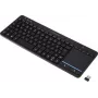 Renkforce RF-WLTKB-300 draadloos toetsenbord Nederlands QWERTY zwart met ingebouwd touchpad (RF-6904036)