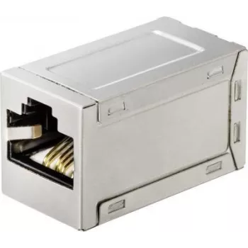 Renkforce RJ45 netwerkadapter-koppeling, CAT 6a, afgeschermd, wit (RF-4562732)