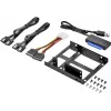 Renkforce SSD-kit DH06K dual 2,5 inch naar 3,5 inch inbouwframe voor harde schijven, metaal, zwart