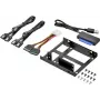 Renkforce SSD-kit DH06K dual 2,5 inch naar 3,5 inch inbouwframe voor harde schijven, metaal, zwart
