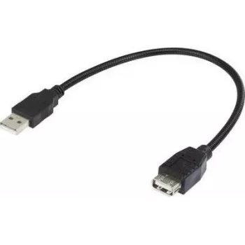 Renkforce USB 2.0 zwanenhals-verlengkabel 0,16 m zwart 1333151