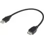 Renkforce USB 2.0 zwanenhals-verlengkabel 0,16 m zwart 1333151