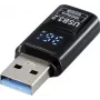 Renkforce USB 3.2 Gen 2-adapter, USB-A-stekker naar USB-A-bus, 10 Gbps, zwart RF-6826676