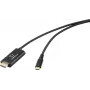 Renkforce USB-C naar USB-A kabel 1m zwart RF-7116128