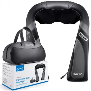 RENPHO U-Neck-Go SNM067 nek- en schoudermassageapparaat zwart