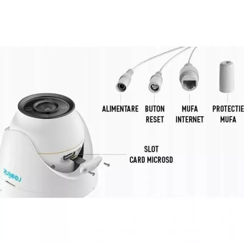 Reolink P344 12MP dome PoE camera met AI-videozoeken