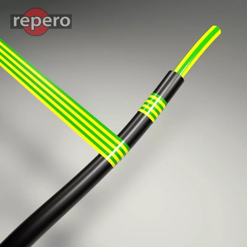 REPERO 701 Zwart PVC-isolatietape 19 mm x 20 m