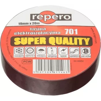 REPERO 701 PVC-isolatieband bruin 19mm x 20m