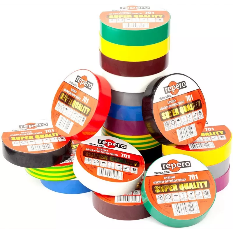 REPERO 701 paars PVC-isolatietape 19mm x 20m