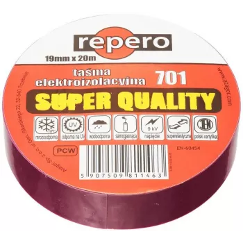 REPERO 701 paars PVC-isolatietape 19mm x 20m