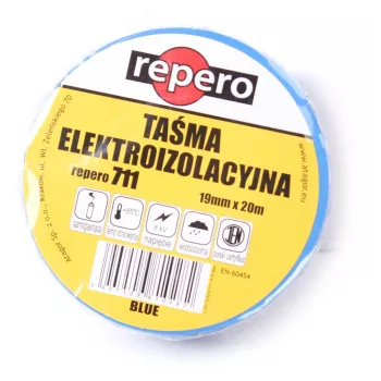 REPERO 711E Blauw PVC-isolatieband 19mm x 20m