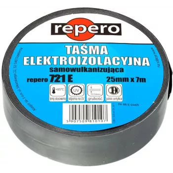 REPERO 721E zelfvulkaniserende band 19 mm x 3 m zwart EPR