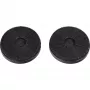 RESPEKTA actiefkoolfilter MIZ8000 zilver/zwart 2 stuks rond