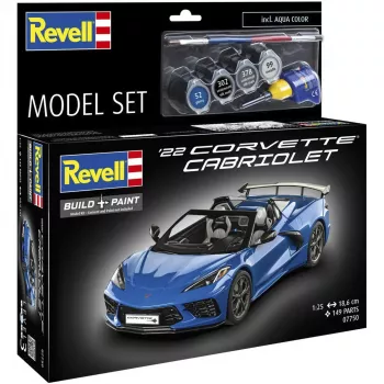 Revell modelset Corvette C8 Cabriolet schaal 1:25