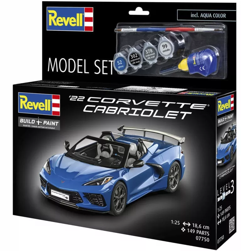 Revell modelset Corvette C8 Cabriolet schaal 1:25