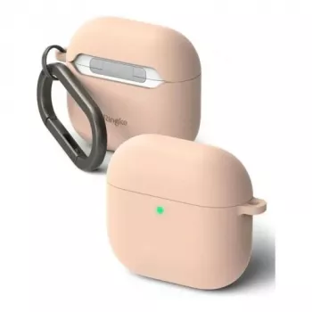 Ringke AirPods 4 Hoesje Siliconen Pink Sand