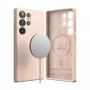 Ringke Galaxy S25 Ultra hoesje silicone magnetic pink sand