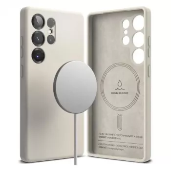 Ringke Galaxy S25 Ultra Case Silicone Magnetic Stone