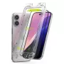 Ringke iPhone 15/16 screenprotector Premium Easy Slide gehard glas 9H met installatiehulp (2-pack) transparant