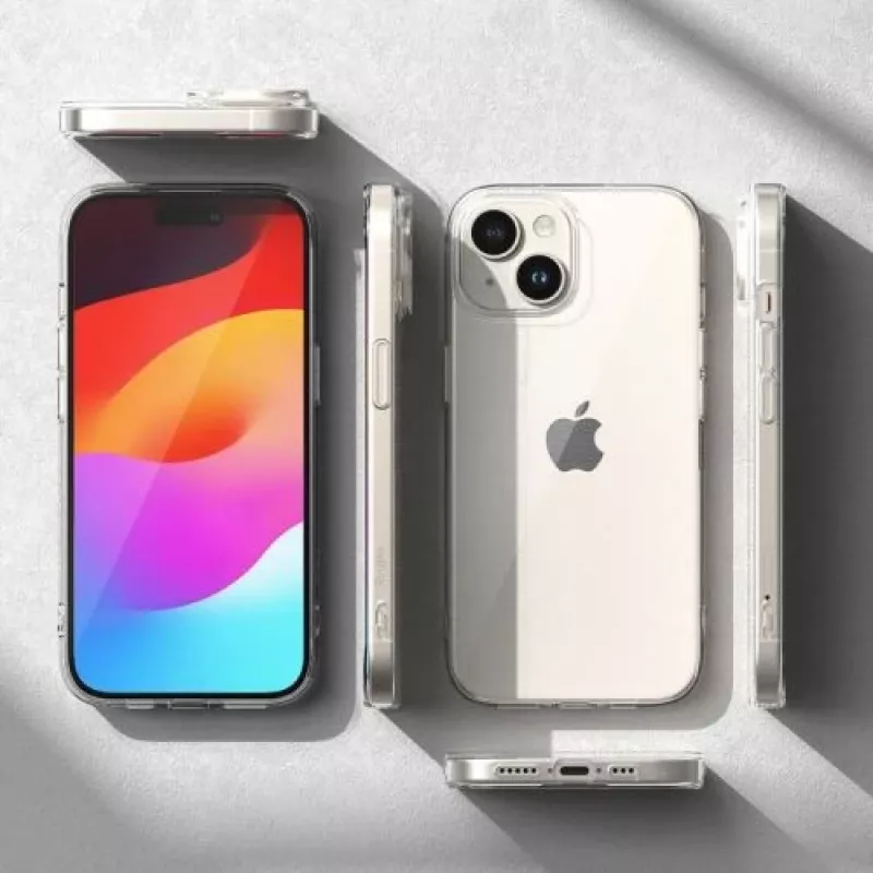 Ringke iPhone 15 hoesje Slim clear