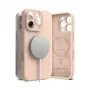 Ringke iPhone 16 Pro Max hoes siliconen magnetisch Pink Sand