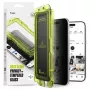 Ringke iPhone Air Schermbescherming Premium Easy Slide Privacy Tempered Glass 9H met Installatiehulp (2-pack) Transparant