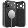 Ringke silicone magnetische MagSafe case voor Apple iPhone 17 Pro Max - zwart