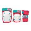 Rio Roller Triple Pad Set L zwart roos
