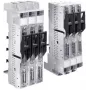 Rittal 9346.030 verzamelrailhouder 160 A 3-polig voor RiLine60 systeem, polyamide, zwart/grijs