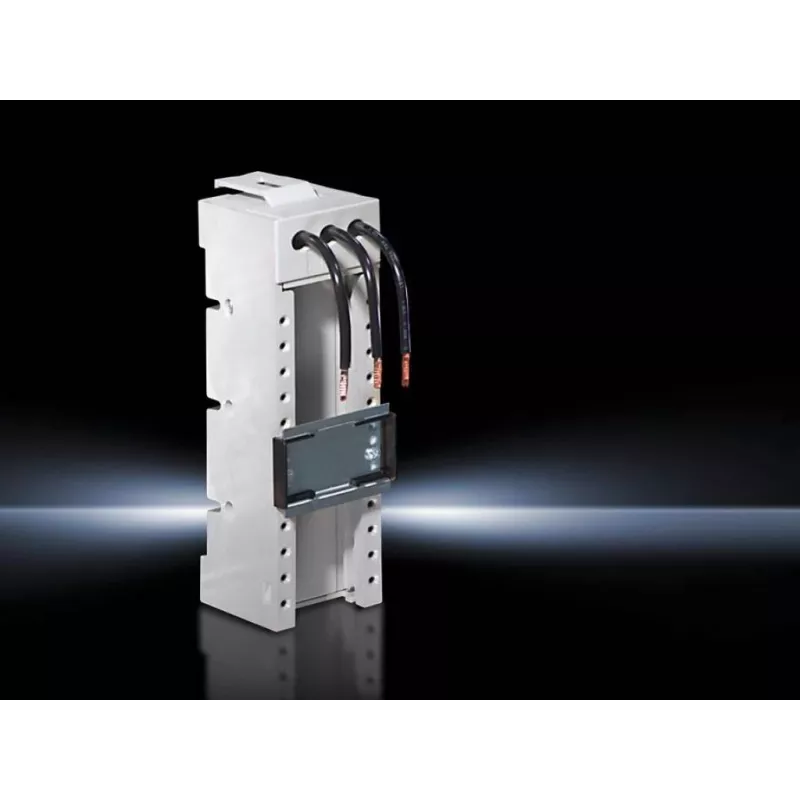 Rittal SV 9627.000 busbarhouder, 3-polig, polyamide, wit, voor RiLine60, 690V AC, 1600A, snap-on montage, 1 stuk