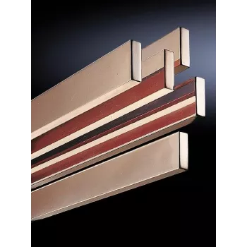 Rittal SV stroomrail 3585.005 – ongeperforeerd koper, 2400 mm, 3 stuks