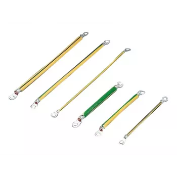 Rittal SZ aardingsband, 6 mm², 200 mm, M6 ringkabelschoenen, 10-pack 2569.000