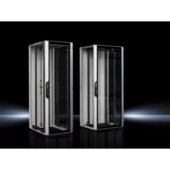 Rittal VX IT netwerkkast 24U 19 inch 800x800x1200mm lichtgrijs/jet black