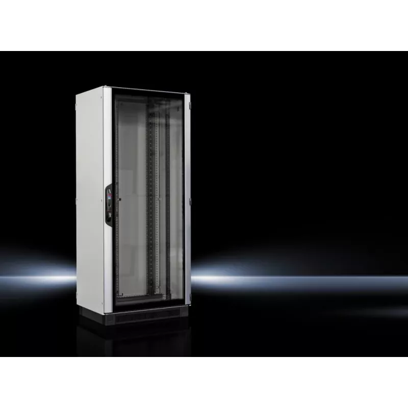 Rittal VX IT serverrack, gesloten, 800x2100x1000 mm, 42U, zwart (RAL 9005)