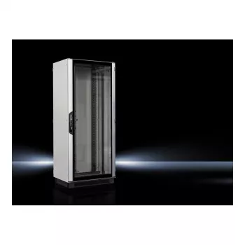 Rittal VX IT serverrack, gesloten, 800x2100x1000 mm, 42U, zwart (RAL 9005)