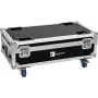 ROADINGER flightcase voor 6 AKKU IP UP-4 Plus HCL Spot WDMX met laadfunctie 31005215