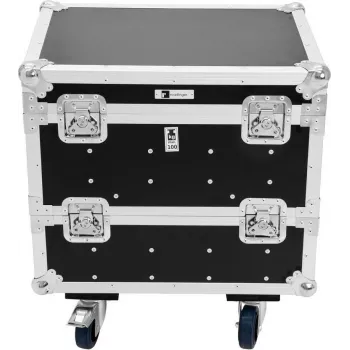 ROADINGER flightcase voor 8x Eurolite IP PIX Strobe RGB CW+WW met wielen 64x46,5x56,5cm