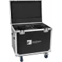 ROADINGER flightcase voor 2x EUROLITE DMH-190 moving heads met wielen zwart