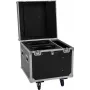 ROADINGER flightcase PRO 2x IP TMH-W285 met wielen zwart 100kg draagvermogen
