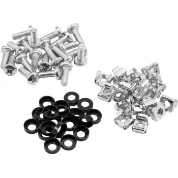 ROADINGER rack-schroevenset 20x M6 x 15 mm voor 19-inch rackmontage